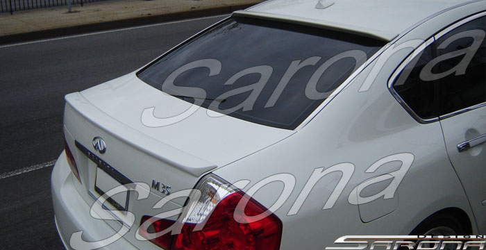 Custom Infiniti M35 Roof Wing  Sedan (2006 - 2010) - $295.00 (Manufacturer Sarona, Part #IF-011-RW)